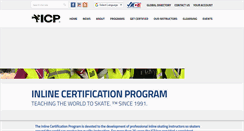 Desktop Screenshot of inlinecertificationprogram.org